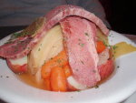 Photo of corned beef dinner